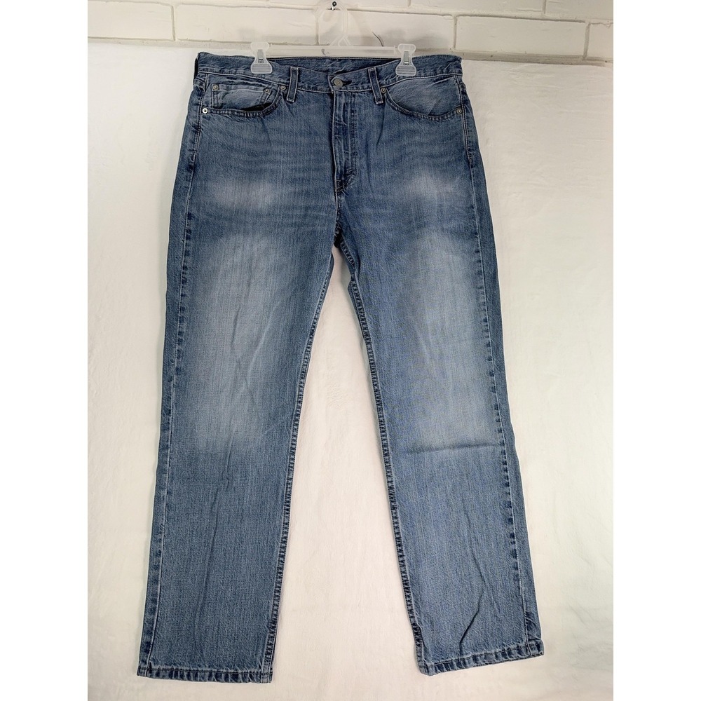 Levis‎ 514 Jeans Mens 36x30 Blue Denim Straight Leg WaterLess Casual Comfort